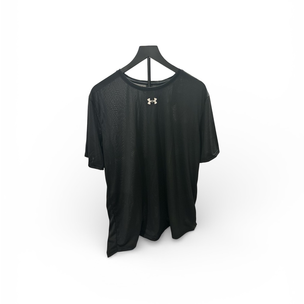 NWT Under Armour Dri Fit Men's Short Sleeve Black Tee